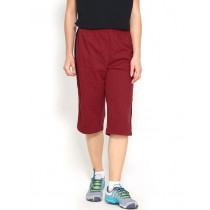 Jockey Women Red Relaxed Capris