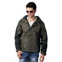 Just Natural Men Military Shade Rain Jacket