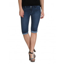 Kraus Jeans Women Blue Capris