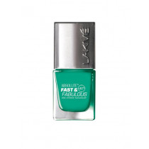 Lakme Absolute Fast & Fabulous Storm Green Nail Polish 07