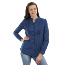 Lee Women Blue Shirt