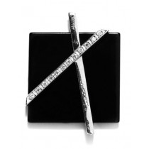 Lencia Black and Silver Pendant