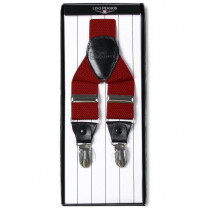 Lino Perros Men Red Suspenders