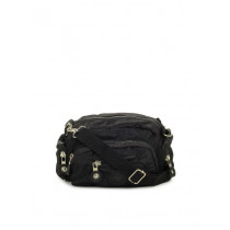 Lino Perros Unisex Black Sling Bag