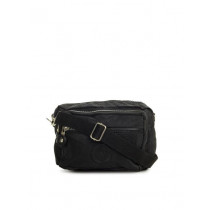 Lino Perros Unisex Black Sling Bag