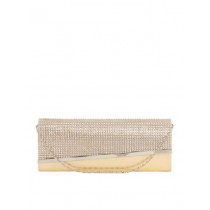 Lino Perros Women Sequins Gold Clutch