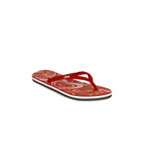 Lotto Women Red & Orange Disco Holic Flip Flops