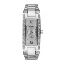 Maxima Steel Women White Watch