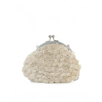 Mod'acc Women Off White Clutch