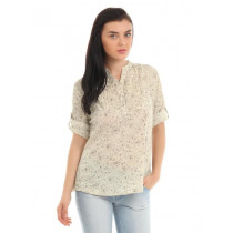Mumbai Slang Women Cream Kurti