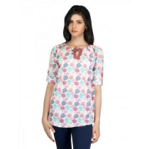 Mumbai Slang Women Printed Pink Top