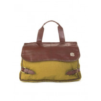 OTLS Unisex Khaki Dual Flap Bag