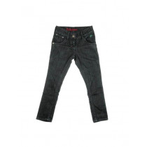 Palm Tree Kids Girl Washed Black Jeans