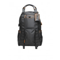 Peter England Unisex Black Backpack