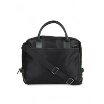 Peter England Unisex Black Laptop Bag