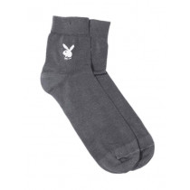 Playboy Men Grey Socks