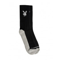 Playboy Men Grey and Black  Socks