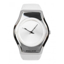 Police Women White Dial Genuine Leather Watch PL12778MS