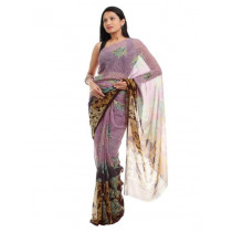 Prafful Purple Sari