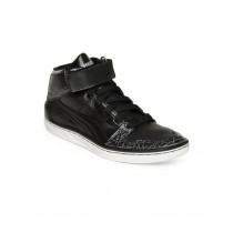 Puma Men Black Unlimited Hi Evo Lux Sneakers