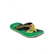Puma Unisex Green Jive Flip Flops