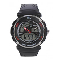 Q&Q Men Black Analogue & Digital Watch M012-002
