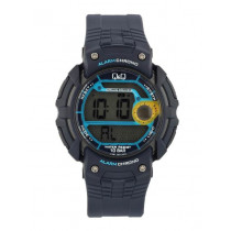 Q&Q Men Navy Blue Digital Watch