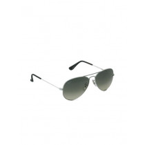 Ray-Ban Men Aviator White Sunglasses