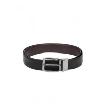 Raymond Men Black & Brown Reversible Leather Belt