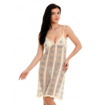 Red Rose Cream Nightdress