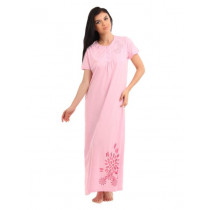 Red Rose Women Pink Nightdress