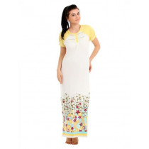 Red Rose Women Yellow Maxi Nightdress