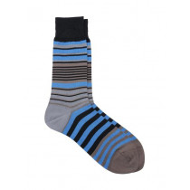 Reid & Taylor Men Stripes Blue Socks