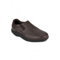 Rockport Men Brown Leather Semi-Formal Shoes