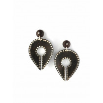 Rreverie Dark Brown Earrings
