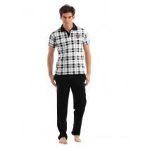SDL by Sweet Dreams Men Black Pyjama Set