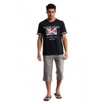 SDL by Sweet Dreams Men Navy Blue & Grey Pyjama Set