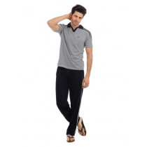 SDL by Sweet Dreams Men Navy Blue Pyjama Set