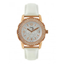 Timex Women Silver Toned Dial Watch