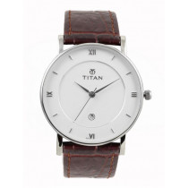 Titan Men White Dial Watch