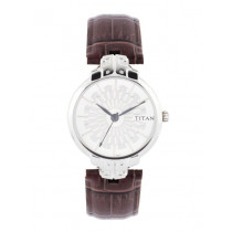 Titan Men White Dial Watch
