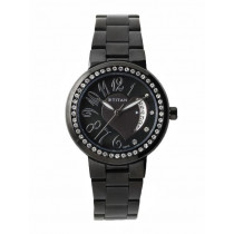 Titan Women Black Dial Watch NB9855NM01