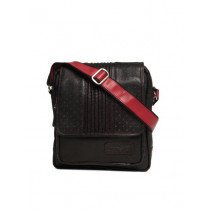 Tortoise Unisex Black Sling Bag