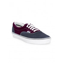 Vans Unisex Wine & Navy Blue Era Shoes
