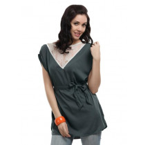 Vero Moda Women Simka Grey Top