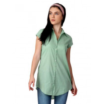 W Women Green Shirt