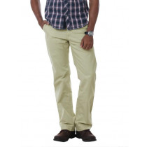 Wills Lifestyle Men Cream Trousers