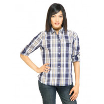 Arrow Woman Payton Navy Blue Shirt