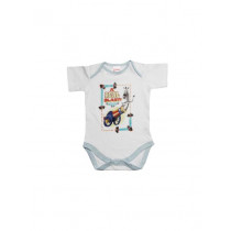 Madagascar3 Infant Boys White Snapsuit Romper