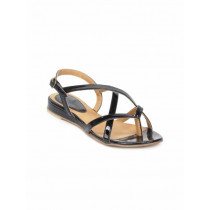 Enroute Women Black Flats